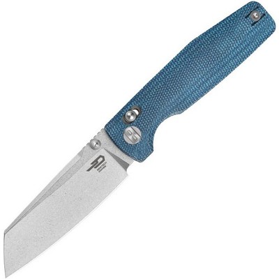 Bestech Knives Slasher Folding Knife D2 Tool Steel Blade Micarta Handle BG56C-1
