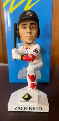 Zach Neto 2023 Bobblehead Rocket City Trash Pandas SGA 1 of 1,500