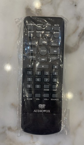 AUDIOVOX 13651570 DVD Video Player OEM Replacement Black Remote Control NEW - Picture 1 of 2