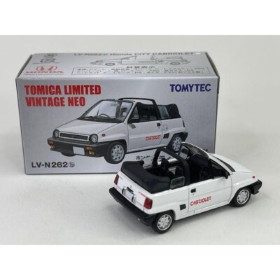 Tomica Limited Vintage NEO LV-N262b Honda City CABRIOLET 84' 1/64