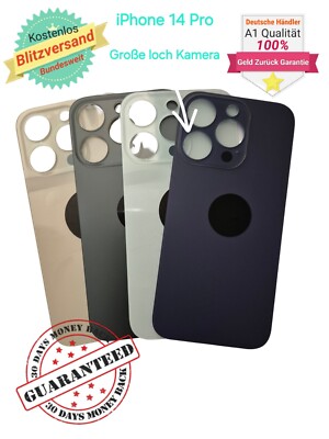 iPhone 14 | 14 Pro | 14 Pro Max Big Hole Backcover Glas Rückseite Akkudeckel OEM