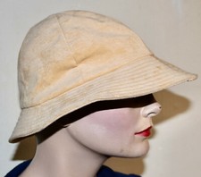 Cappello a secchiello ultra scamosciato marrone vintage