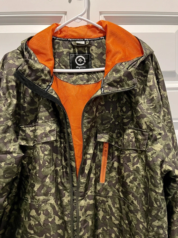LRG Lifted Research Group Chaqueta Camuflaje Sudadera con Capucha Cremallera Completa Hombres XXL Foto 4 de 4