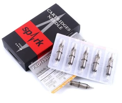 20 x Spark Prime Tattoo Cartridge Needles Sizes 1 to 23 RL RS M1 & CM