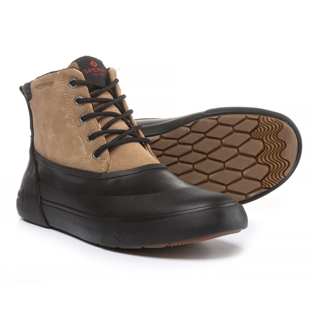 New Men`s Sperry Cutwater Ice Breaker Deck Boots Waterproof, Insulated