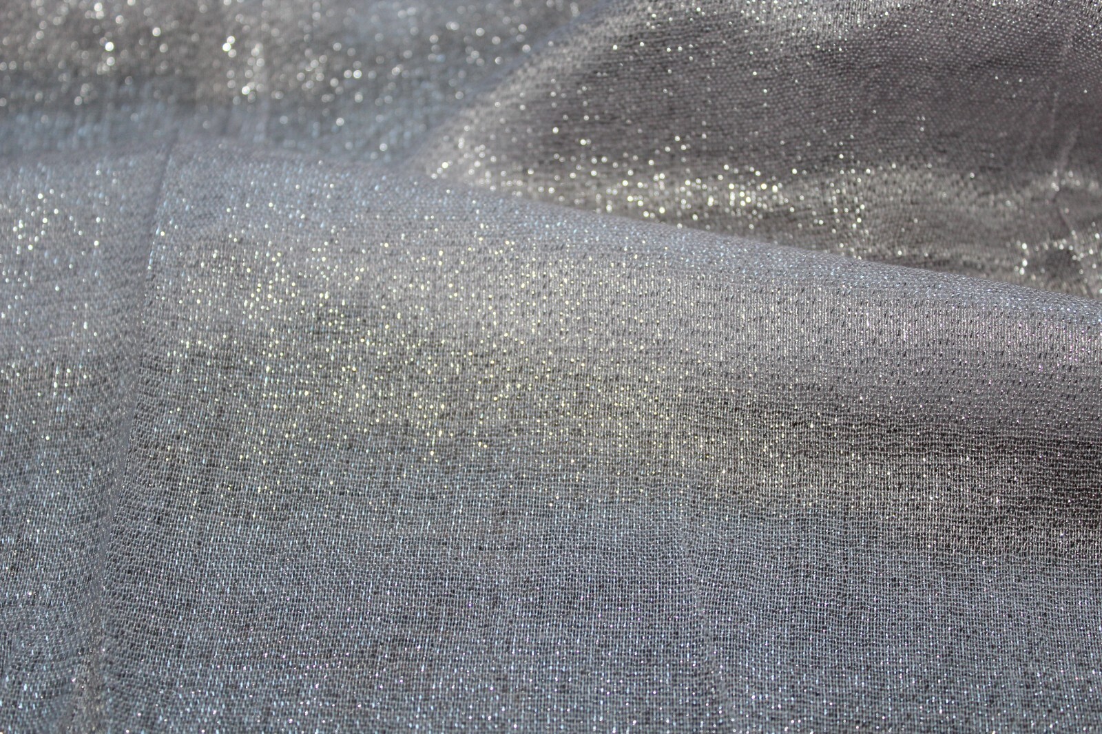 Lightweight Rectangle Scarf 31x80" Solid Metallic… - image 6