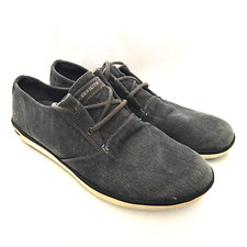 Skechers Relaxed Fit Shoes Mens Size 11 Gray Casual Sneakers Canvas