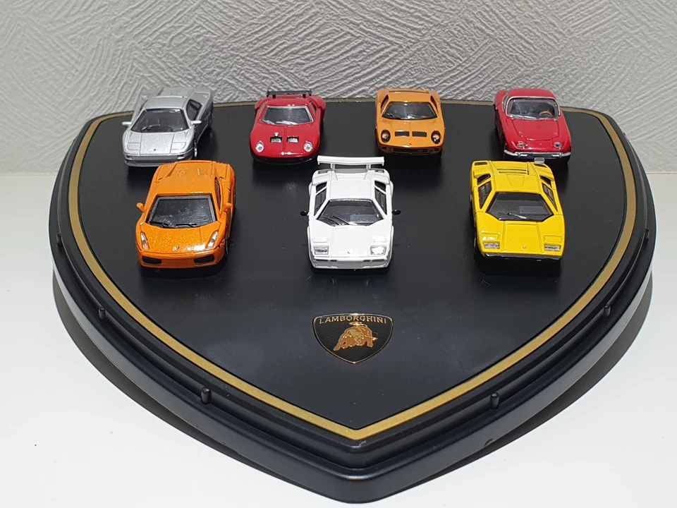 1/72 DyDo LAMBORGHINI diecast set & Display Countach lp5000 Lp400 Diablo Miura - Image 3 of 4