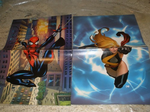 LARGE LOT OF 12 COMIC AND ANIMATED DOUBLE SIDED POSTERS - Picture 10 of 13