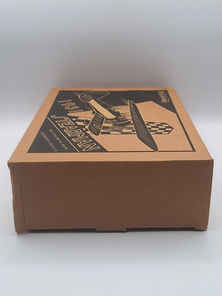 Ertl 1931 Stearman Diecast 4D Biplano coinbank Serie II Huerto Suministro Hardware Foto 3 de 4