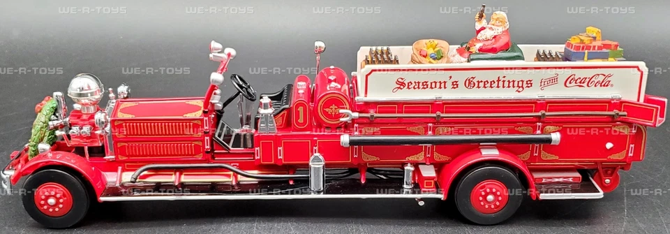 Matchbox Coca Cola Holiday 1:43 Scale 1930 Fire Engine with Santa 1998 NEW - Image 4 of 4