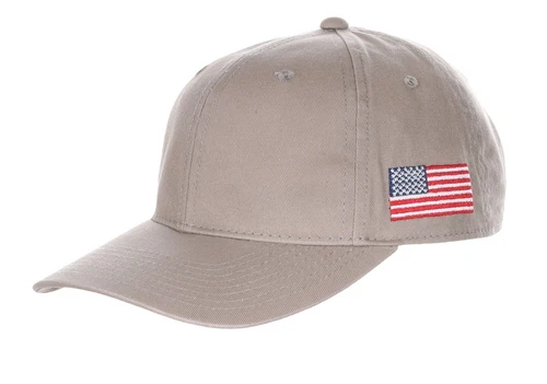 USA Flag  Khaki Golf Hat Side of Hat - Free Masters BM w/ Purch - Dorfm Pacific - Picture 1 of 1