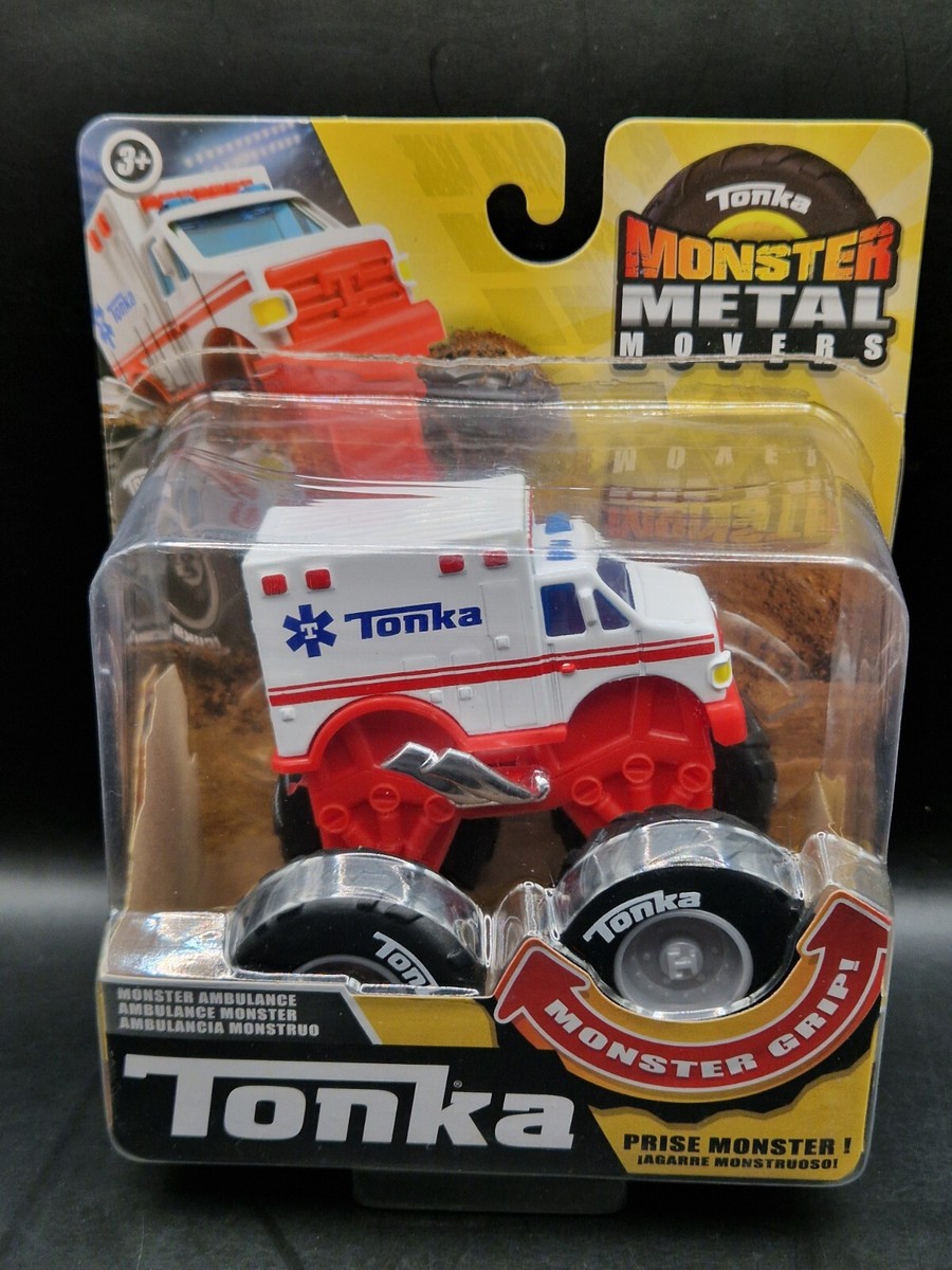 Tonka Metal Movers Monster Ambulance Model Car