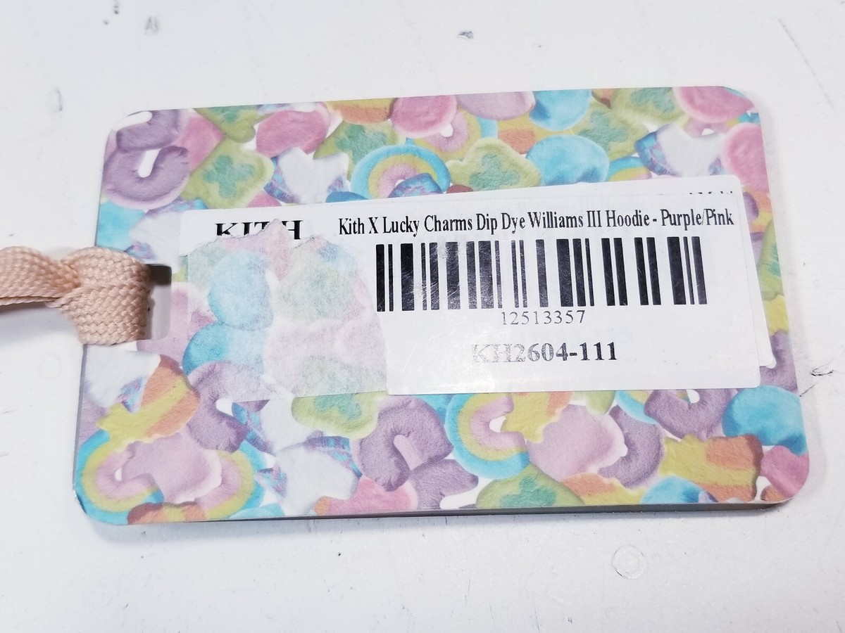 【新品未使用】KITH×Lucky Charms Dip Dye Hoodie Kith for Lucky Charms Dip Dye Williams III Hoodie Men's sz