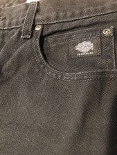 Harley Davidson Womens Black Jeans Classic Made in USA Size 14P