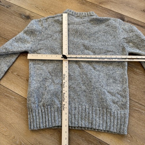 Woolrich Sweater Mens L Gray Wool Blend Pullover Vintage 80s 90s - Picture 5 of 5