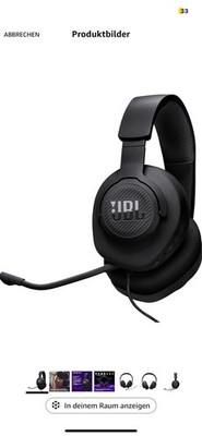 JBL Quantum 100M2 Kabelgebundenes Over-Ear Gaming Headset mit JBL QuantumSOUND