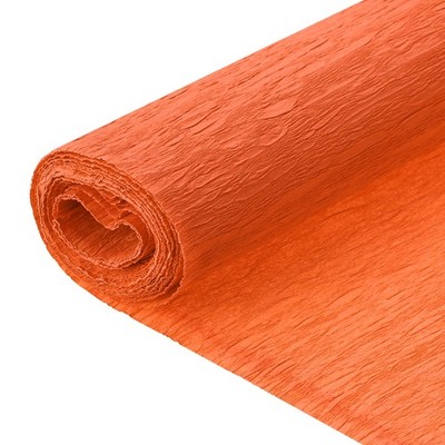 Crepe Paper, 7.9ft Long 20 Inch Wide Orange Red Crepe Paper Roll