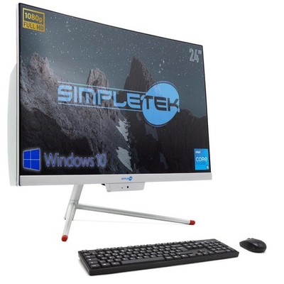 Aio All In One I5 24'' Full HD Win10 Ram 16gb Ssd 960gb PC Curved Fixed Computer_