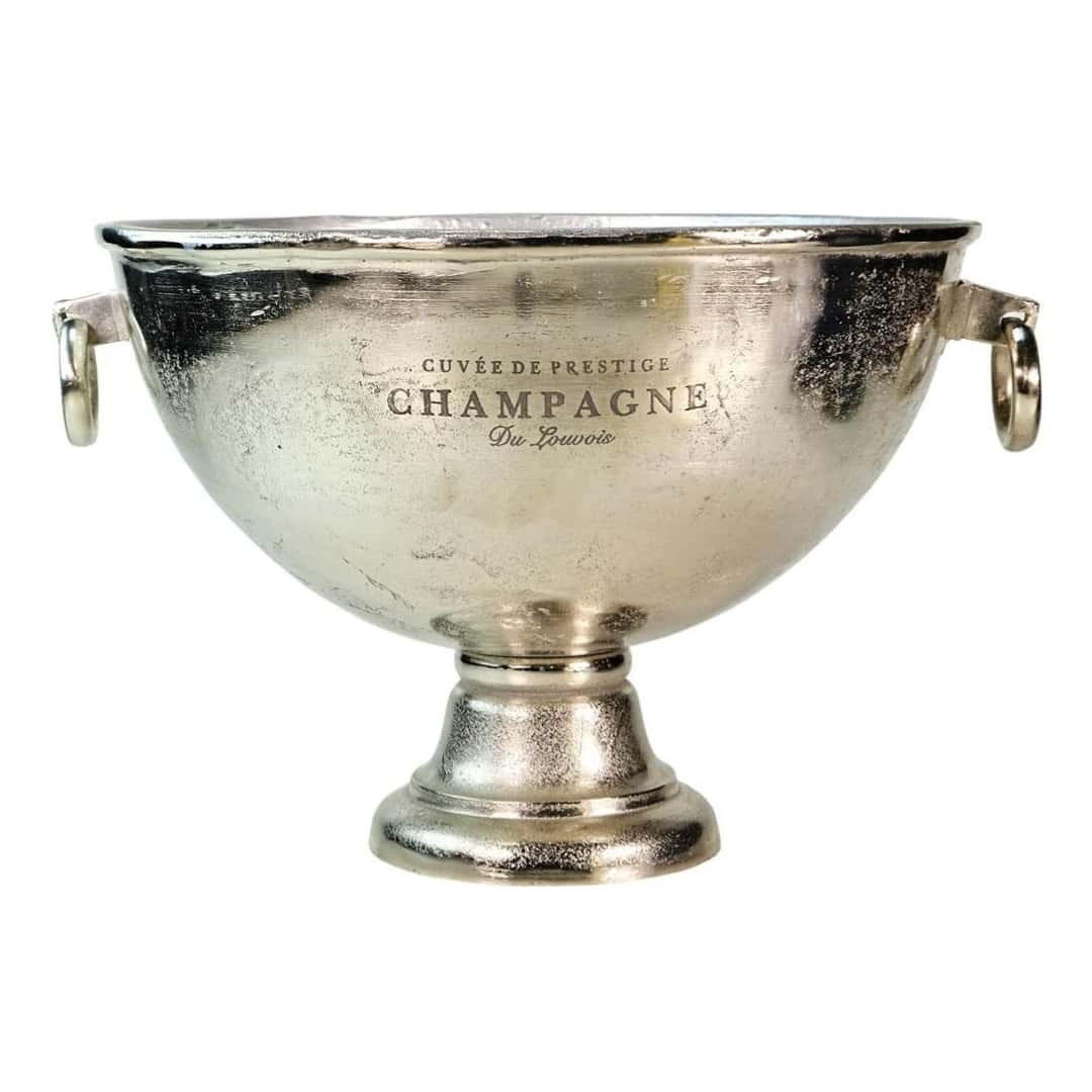 Copa Espumadera Champagne Saint Tropez De Aluminio Ø 46 H. 33 Cm - Medri