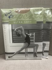 2 CAPEZIO Ultra Soft Transition Tights 1816 CAR XXL New