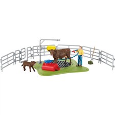 schleich® Farm World 42529 Kuh Waschstation