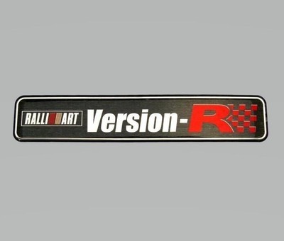Genuine RALLIART OEM Mitsubishi Colt Version-R Rear Emblem Badge