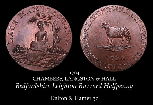 Bedfordshire Leighton Buzzard Conder Halfpenny D&H 3c