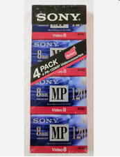 Sony 8mm MP video cassette - 120 min. 4 pack  p6-120mp