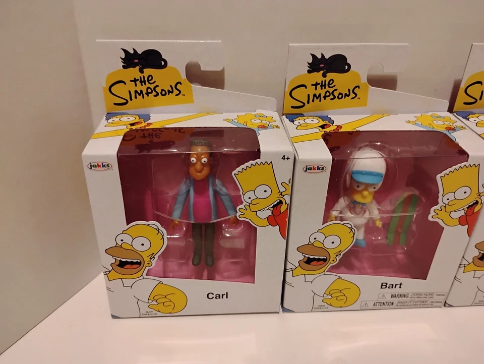 The Simpsons Jakks Pacific 2.5-inch Figure Wave 5 Complete Set of 5 - Image 3 of 4