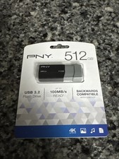 New PNY ELEDGE USB 3.2 P-FD512ELEDGE-GE 512GB Flash Drive 100MB