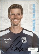 Autogrammkarte Michael Sulzmann von  TSV 1860 München mit Unterschrift  2016/17