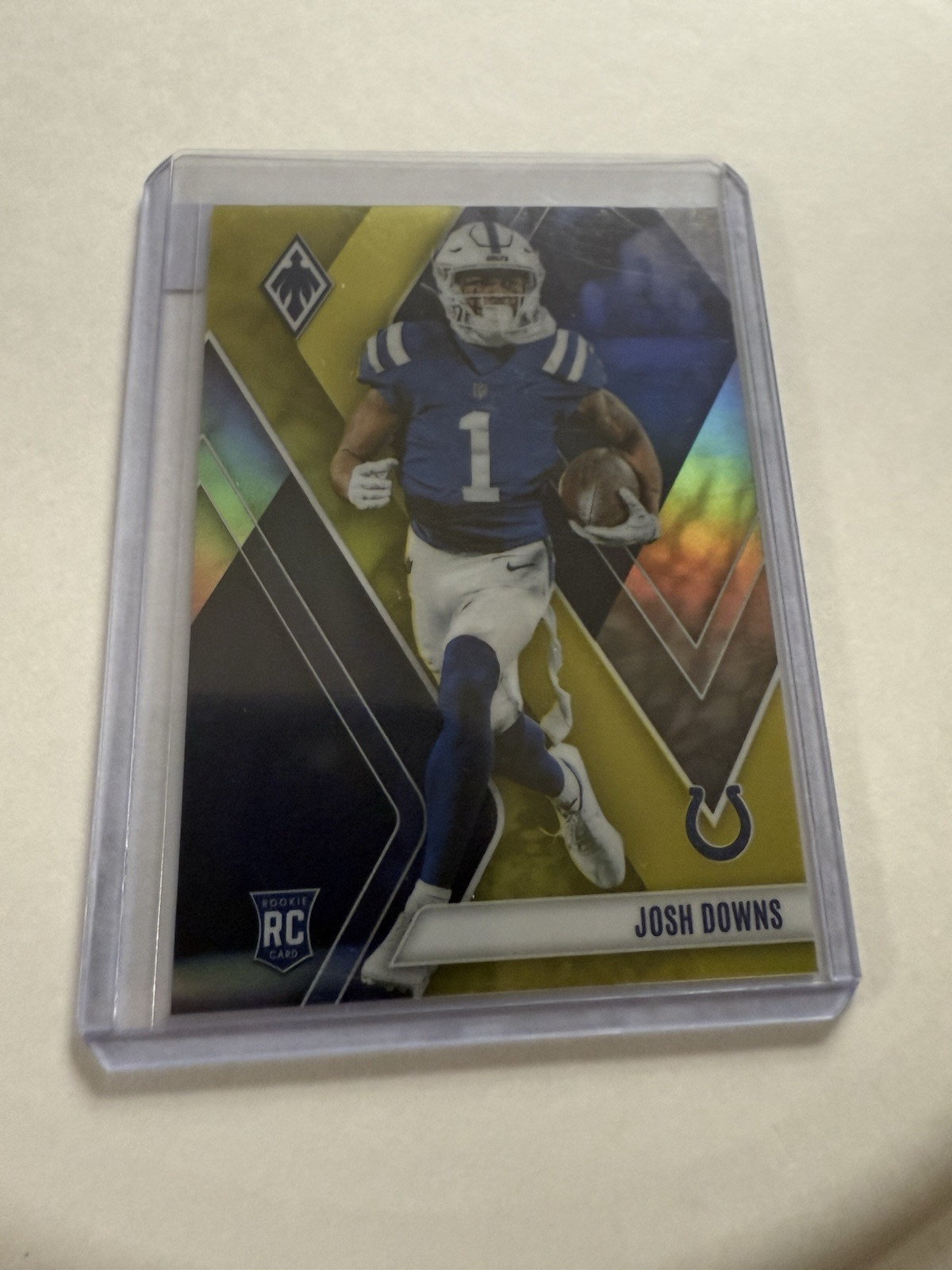 2023 Panini Phoenix - Rookies Josh Downs #138 Yellow /75 (RC) Rookie