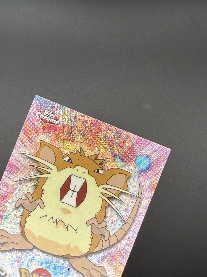 Raticate #20 Topps SPARKLE Chrome 2000 TV Animation Pokémon - Image 3 of 4
