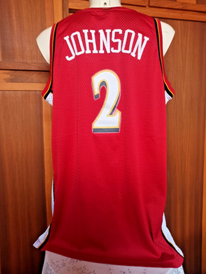 Atlanta Hawks Adidas N.2 Johnson Original Shirt NBA Tank Top Basketball Jersey L