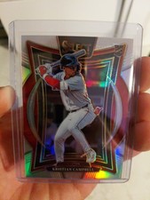 2025 Panini Select Concourse Silver Prizm Rookie Card Kristian Campbell #76