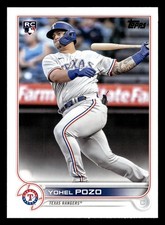 Yohel Pozo 2022 Topps ROOKIE RC #649 Texas Rangers Baseball *229