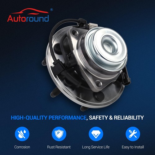 Gruppo mozzo e cuscinetto ruota anteriore Autoround 515053 Rwd adatto per 2000-2008 - Foto 5 di 9
