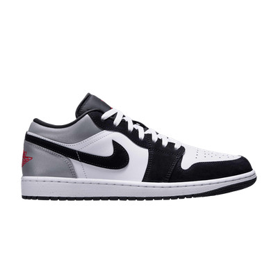 Nike Air Jordan 1 Low SE White Fire Red Black Matte Silver 