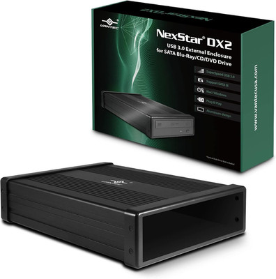 Nexstar DX2 USB 3.0 External Enclosure, Design for 5.25'' Blu-Ray/Cd/Dvd SATA Dri