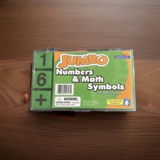 Educational Insights -Jumbo Numbers & Math Symbols Rubber Stamps Set of 15