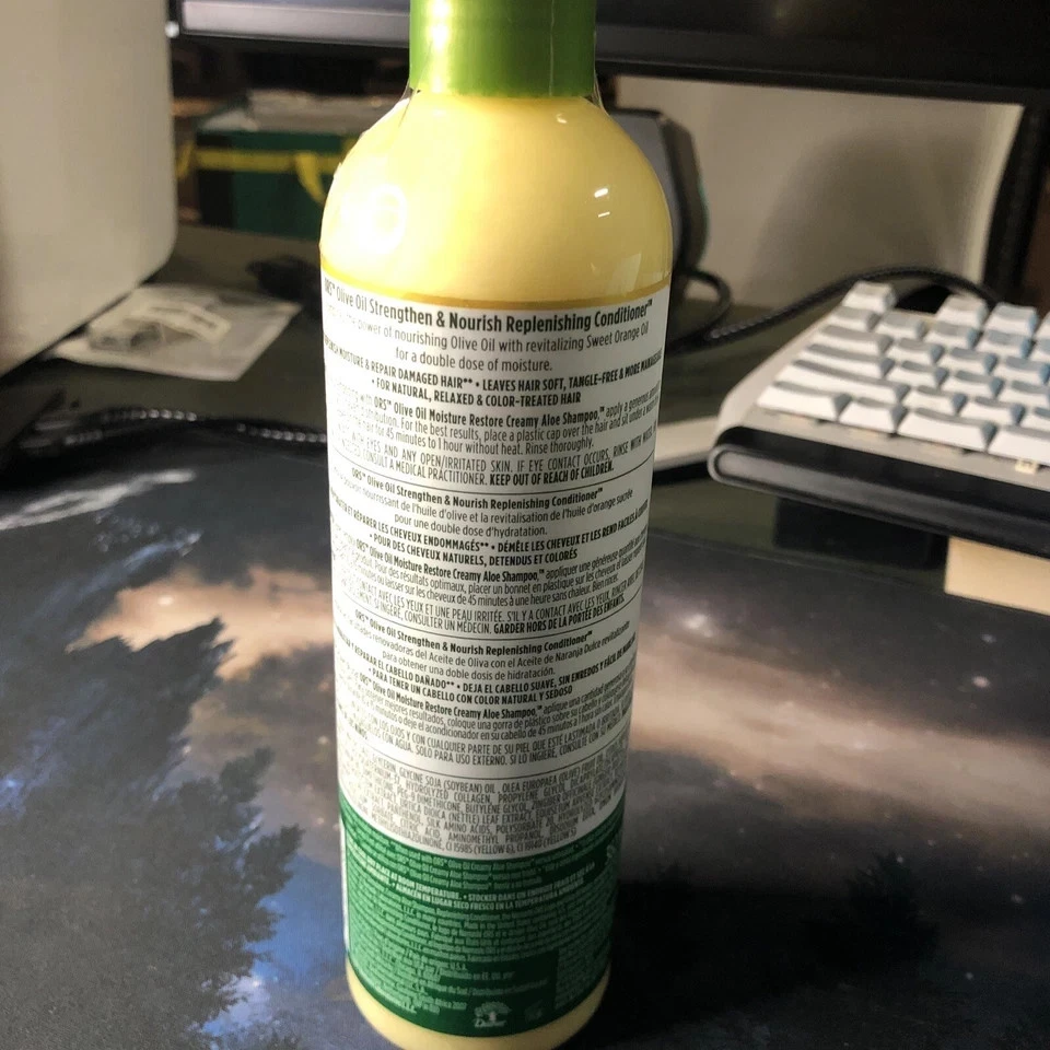 ORS Olive Oil Strengthen & Nourish Replenishing Cond. Sweet Orange Oil 12.25 oz - Image 2 of 4