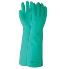 MAGID WU19-9 Comfort Flex WU19 22 Mil Nitrile Rubber Gloves, 11, Natural Gree...