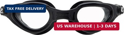 CRESSI Adult Swimming Goggles with Curved Lenses for Wide Vision - Right made in