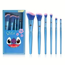 Disney Stitch Makeup Brush Set And Cup Bundle