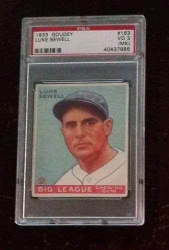 1933 Luke Sewell #163