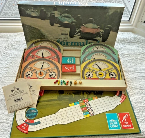 Vintage Parker Brothers Formula 1 Board Game * Complete * Car Racing Game