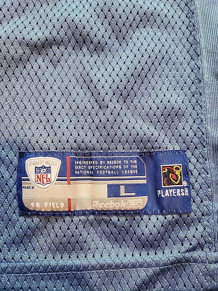 Camiseta de fútbol americano juvenil grande 14-16 de los Tennessee Titans Steve Mcnair NFL Foto 4 de 4