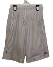 Pro Club Shorts Mens Small White Mesh Lined Athletic Basketball Long Polyester