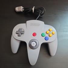 Original Nintendo 64 Controller - Gray N64 -TESTED GOOD JOYSTICK